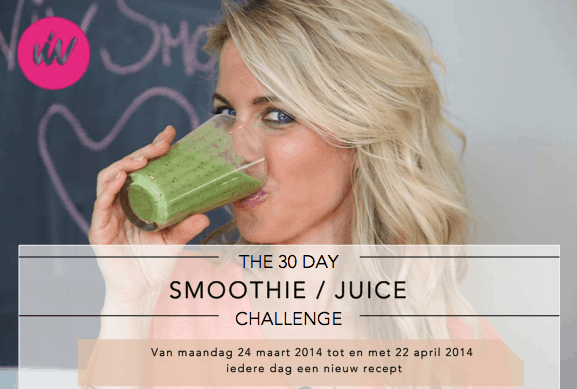 The 30 day smoothie / juice challenge