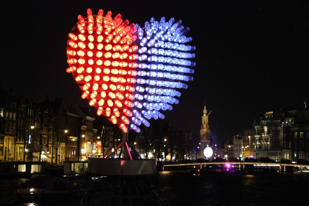Amsterdam Light Festival hart