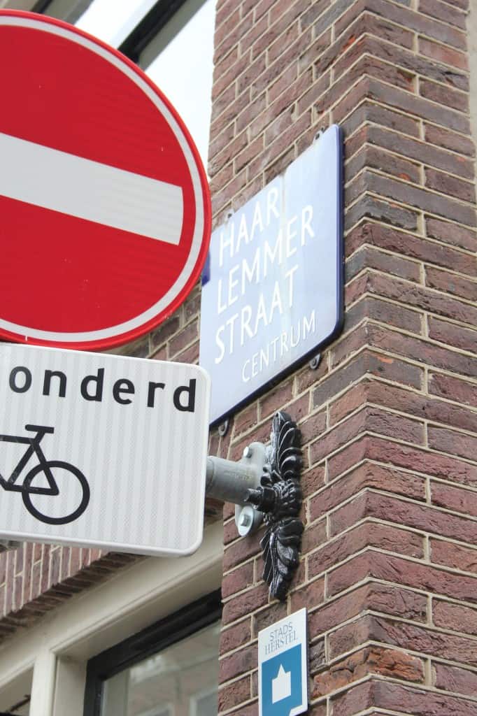 Haarlemmerstraat naambord