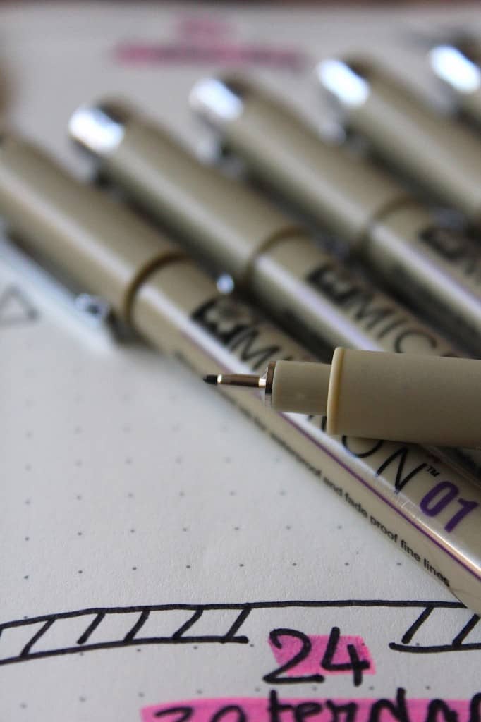 Favoriet: Micron pennen voor je Bullet Journal | ENJOY! The Good Life