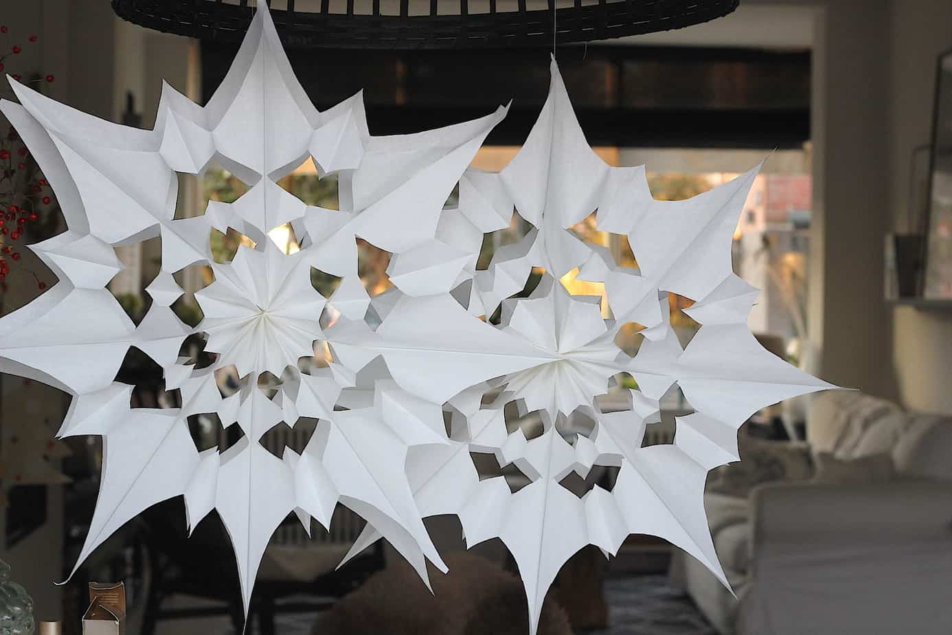 DIY: Kerstster van papieren boterhamzakjes