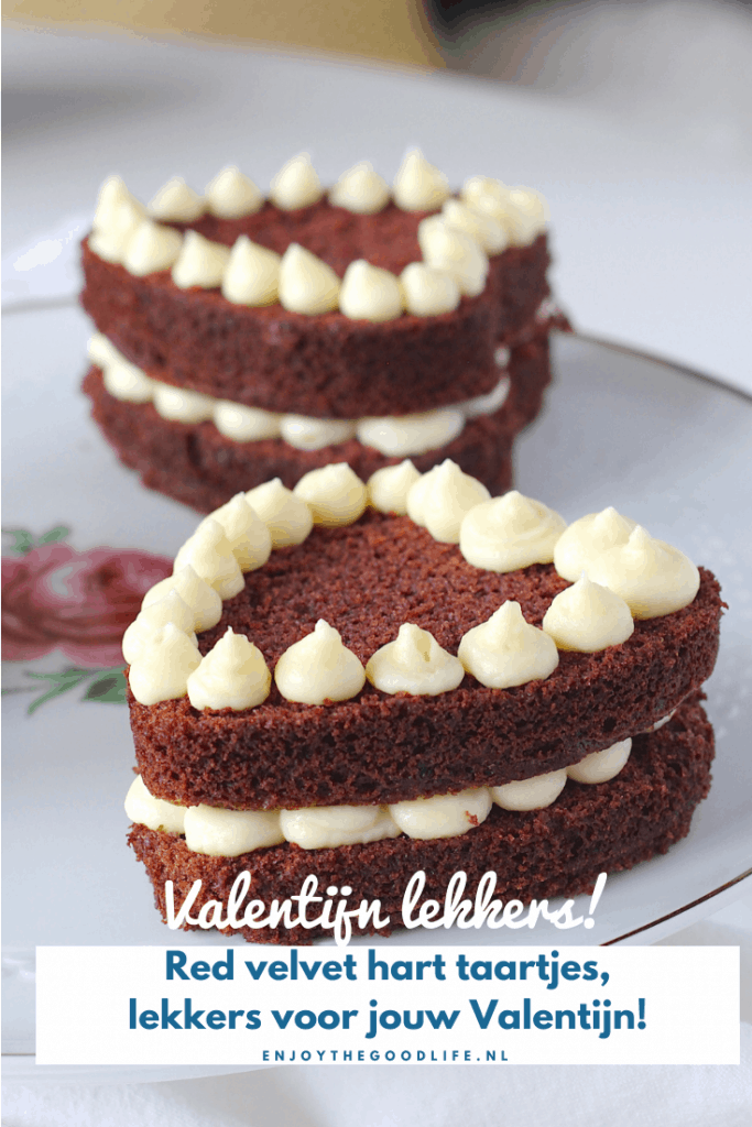 Red velvet hart taartjes, lekkers voor jouw Valentijn! | ENJOY! The Good Life