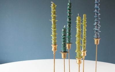 DIY: Kerstboom kaarsen maken